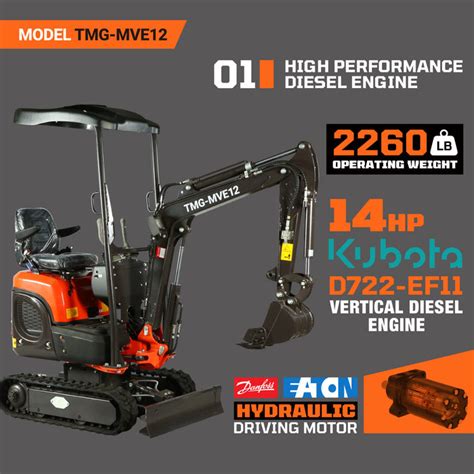 tmg mini excavator|cheap kubota mini excavator.